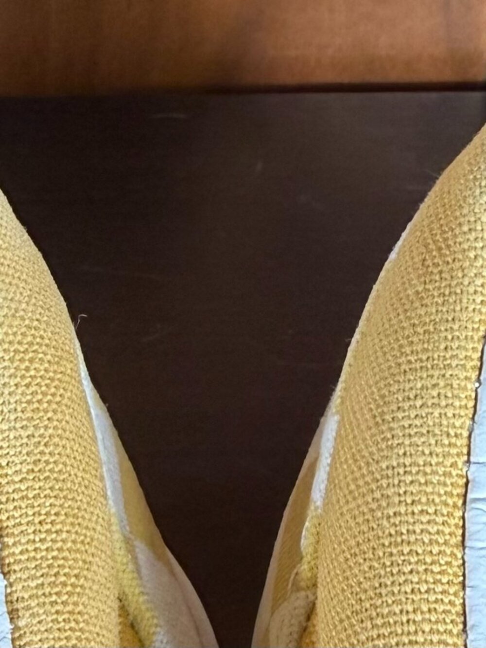 Vans Classic Slip-On Sneakers Yellow White Checkerboard Pattern Womens Sz 8.5 - Picture 6 of 9